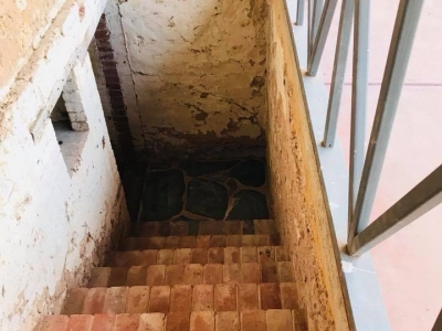 Secret Cellar steps built